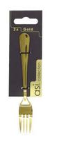 Desertinė šakutė Asi Collection, nerūdijantysis plienas, aukso sp., 2 vnt., 14 cm