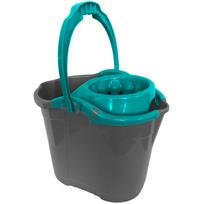 Grindų plovimo kibiras Jotta Cubio, 14 l, pilka sp./turkio sp.