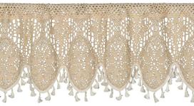 Dieninė užuolaida Moly FZY2-02, smėlio sp., 150 cm x 30 cm