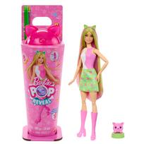 Lėlė su priedais Mattel Barbie Pop Reveal Animal Party JCN88, 29 cm, žalia sp.