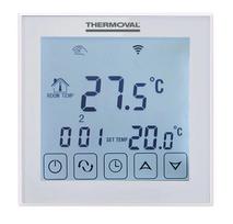Programuojamas šildymo termostatas Thermoval TVT 31 WiFi, įleidžiamas į sieną, balta sp., 8.6 cm, 5 - 99 °C
