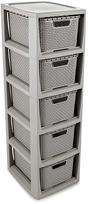 Vonios lentyna Branq Rattan, 29.5 cm x 80 cm x 24 cm, pilka sp.
