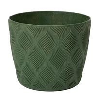 Gėlių vazonas Form Plastic Flow Petit Eco, plastikinis, Ø 19 cm, žalia sp.