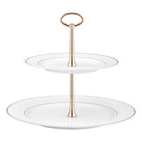 Tortinė Ambition Aura Gold, 27 cm x 23 cm, 27 cm, Ø 27 cm, Aukso sp./Balta sp.