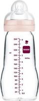 Kūdikių buteliukas Mam, 260 ml, 2 mėn., rožinė sp.