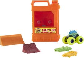 Žaislinių transporto priemonių rinkinys Mattel Hot Wheels Monster Truck Fuel N Go, 1:64, įvairių spalvų