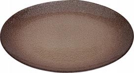 Lėkštė pietų Home Styling Collection Beryt, Ø 21 cm, smėlio sp.