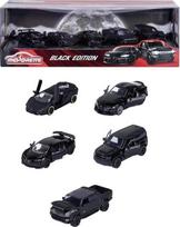 Automobilių rinkiniai Majorette Black Ediotion, 1:64, juoda sp.