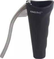 Riešutų gliaudymo žnyplės King Hoff KH 1737, 11.2 cm, sidabro sp./juoda sp.