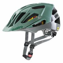 Dviratininkų šalmas universalus Uvex Quatro CC Mips, žalia sp., 52-57 cm
