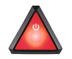 Priedas, šalmo led žibintas Uvex XB043, plastikas, raudona sp.