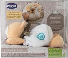 Migdukas, meškiukas Chicco My Sweet Doudou, ruda sp./balta sp.