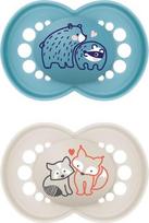 Čiulptukų rinkinys Mam Original Planet, 6+ mėn., mėlyna sp./pilka sp.
