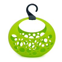 Skalbinių krepšys, skalbinių segtukams Gio`style Love, 29 cm x 13 cm, plastikas, žalia sp.