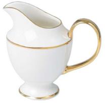 Puodelis pienui Quality Ceramic Prima Gold, 250 ml, aukso sp./balta sp., keramika