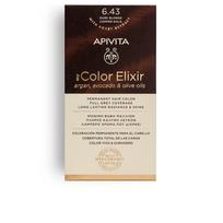 Plaukų dažai Apivita My Color Elixir, dark golden copper blonde sp., 6.43, 50 ml