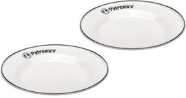 Lėkštė Petromax, emaliuotas plienas, 26 cm, balta sp., 2 vnt.