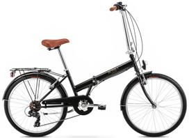 Dviratis sulankstomas Romet Jubilat Eco, 24 ", 15" rėmas, juoda sp.