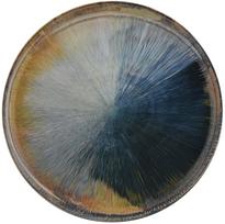 Lėkštė pietų Ambition Madera, Ø 27 cm, mėlyna sp./rusva sp.