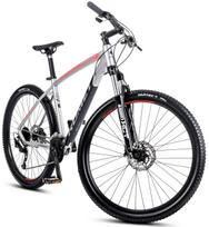 Dviratis kalnų Romet Rambler R7.4, 27.5 ", 18" rėmas, sidabro sp./juoda sp./raudona sp.