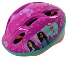 Dviratininkų šalmas vaikams Volare Barbie, žalia sp./rožinė sp., 52-56 cm