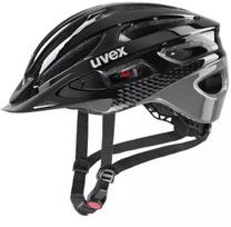 Dviratininkų šalmas vyrams/moterims/universalus Uvex True, juoda sp./pilka sp., 52-55 cm