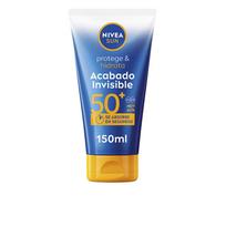 Losjonas įdegio priežiūrai kūnui Nivea Sun Protects And Hydrates Invisible Finish SPF50+, 150 ml