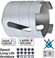 Gręžimo karūna Samedia Pro DSM 82, 8.2 cm