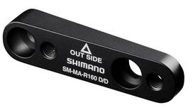 Galinių diskinių stabdžių adapteris Shimano SM-MA-R160 Flat Mount ISMMAR160DDB, aliuminis, juoda sp.