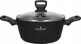 Puodas Zwieger Stiga LO7724-PROM, 24 cm, 4.5 l, juoda sp.