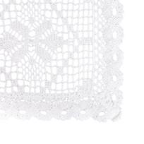 Staltiesė stačiakampė Homla Crochet, balta sp., 130 x 170 cm