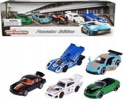Automobilių rinkiniai Majorette Porsche, 1:64, įvairių spalvų