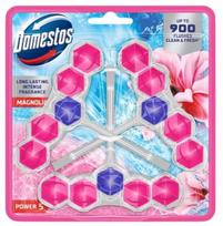 WC valiklis - gaiviklis Domestos Power 5 Magnolia, 150 g, 3 vnt.