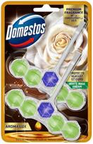 WC valiklis - gaiviklis Domestos Power 5 Aroma Lux White Rose & Green Tea Tree Oil, 110 g, 2 vnt.