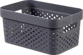 Daiktadėžė, daiktų saugojimo Curver Infinity, 4.5 l, pilka sp., 26 x 18 x 12 cm