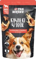 Šlapias šunų maistas Pan Miesko, jautiena/ožkos mėsa, 0.15 kg