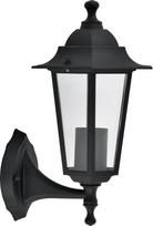 Sieninis lauko šviestuvas Domoletti Arna, 15W, E27, IP44, juoda sp., 20 cm x 32 cm