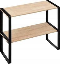 Lentynėlė 5five Simply Smart Kitchen Shelf, 40 cm x 17.5 cm x 35 cm, metalas/vidutinio tankio medienos plaušų plokštės (mdf), juoda sp./rusva sp.
