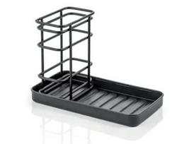 Stalo įrankių dėklas Tescoma, 20 cm x 11 cm x 13.5 cm, polivinilchloridas (pvc)/metalas, juoda sp.