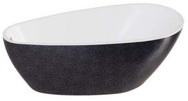Vonia, laisvai pastatoma Besco Goya A-Line Glam, 170 cm x 80 cm x 65 cm, aukso sp./balta sp.