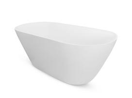 Vonia, laisvai pastatoma Besco Moya, 160 cm x 70 cm x 57 cm, ovalas, balta sp./chromo sp.