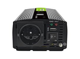 Įtampos keitiklis Green Cell INVGC12P500LCD, universalus, juoda sp., 12 V, 0 - 0.5 kW