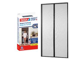 Tinklelis nuo vabzdžių Tesa Insect Stop Magnetic curtain, juoda sp., 240 cm x 120 cm