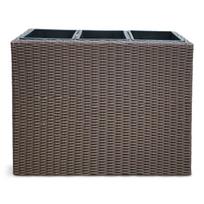 Gėlių vazonas Domoletti 53000011107, plastikinis, 79 cm x 29 cm, ruda sp.