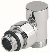 Kampinis ventilis Carlo Poletti Compact 24-19, kampinis, radiatoriams, 1/2''