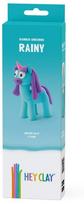 Molis Hey Clay Rainy Unicorn, 0.11 kg, mėlyna sp./balta sp./juoda sp., 3 vnt.