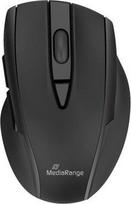 Belaidė kompiuterinė pelė MediaRange 5-Tasten, bluetooth, juoda sp.