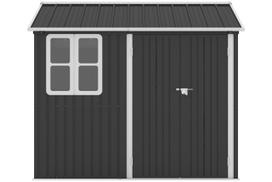 Sodo sandėliukas Randers, 175 cm x 253 cm x 229 cm, pilka sp.