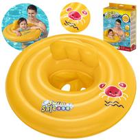 Pripučiamas plaukimo ratas Bestway Swim Safe 2096, geltona sp., 69 cm