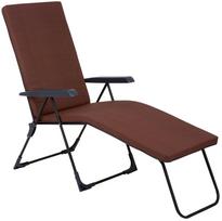 Lauko gultas Patio Barletta Black Edition H047-04PB, ruda sp./juoda sp., 144 cm x 58 cm x 59 - 102 cm